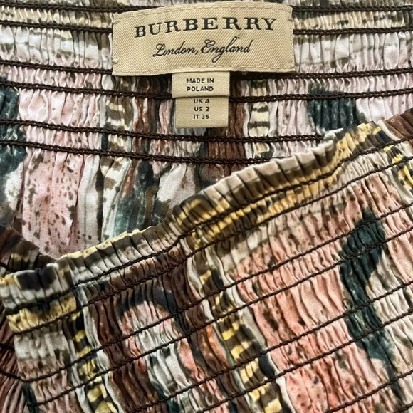 Umber Brown Burberry top - Picture 2 of 6